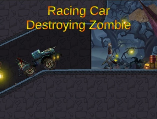 Logħba Karozza tat-tlielaq li teqred zombie  onlajn