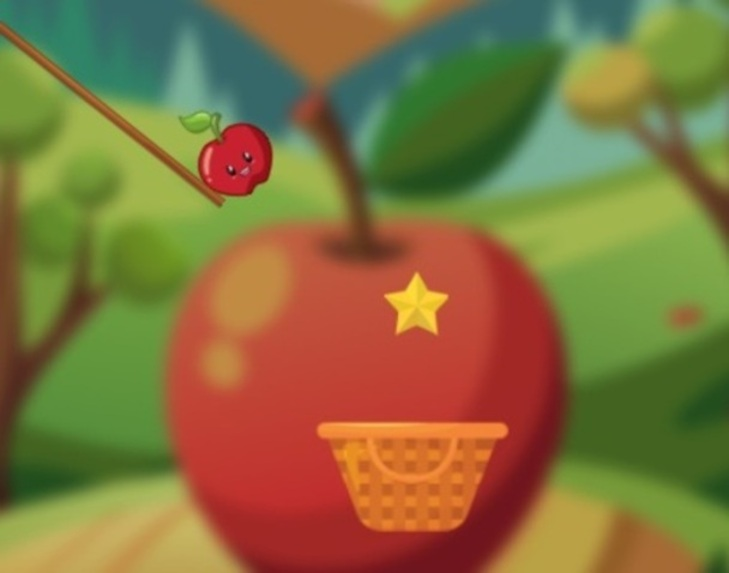 Logħba Avventura ta 'Apple Drop  onlajn