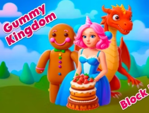 Logħba Puzzle tal-Blokk tar-Renju Gummy  onlajn