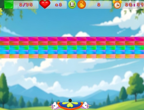 Logħba Block Blaster Unicorn onlajn