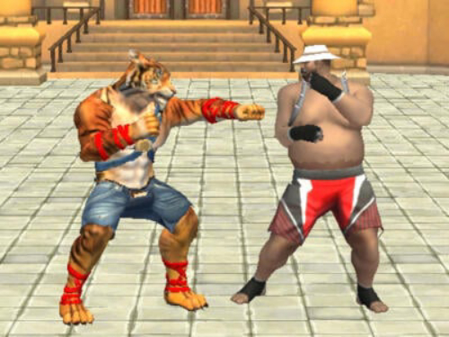 Logħba Bodybuilder Karate Fighting  onlajn