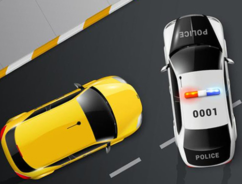 Logħba Pulizija Chase Drifter  onlajn