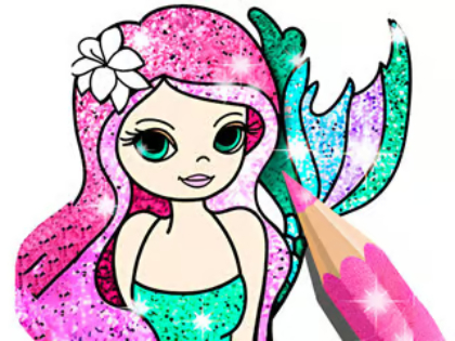 Logħba Ktieb tal-kulur: Little Mermaid  onlajn