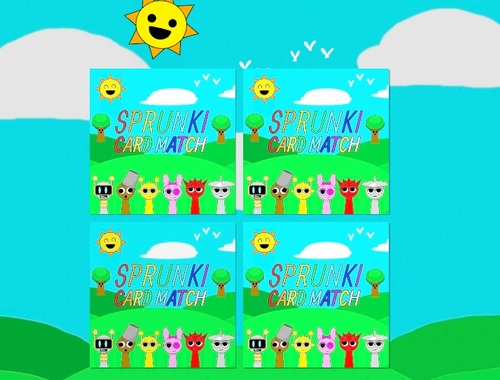 Logħba SPRUNKI Memory Card Match  onlajn