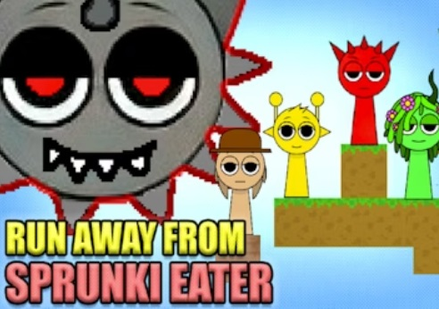 Logħba Run Away minn Sprunki Eater  onlajn