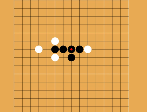Logħba Gomoku Ħames Ġebel In Ringiela  onlajn