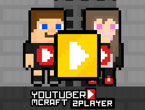 Logħba YouTuber Minecraft 2 Player  onlajn