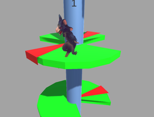 Logħba Ratomilton Helix Jump  onlajn
