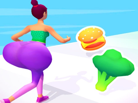 Logħba Twerkha! Korp Razza 3d  onlajn