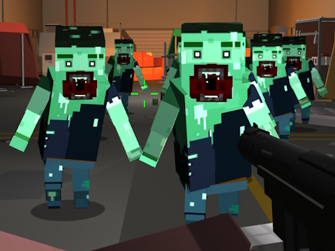 Logħba Kaċċatur blocky  onlajn