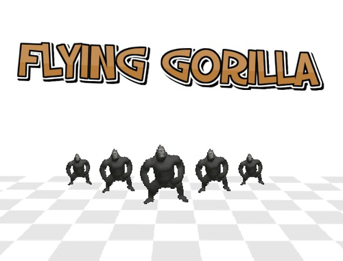 Logħba Flying Gorilla 3d  onlajn