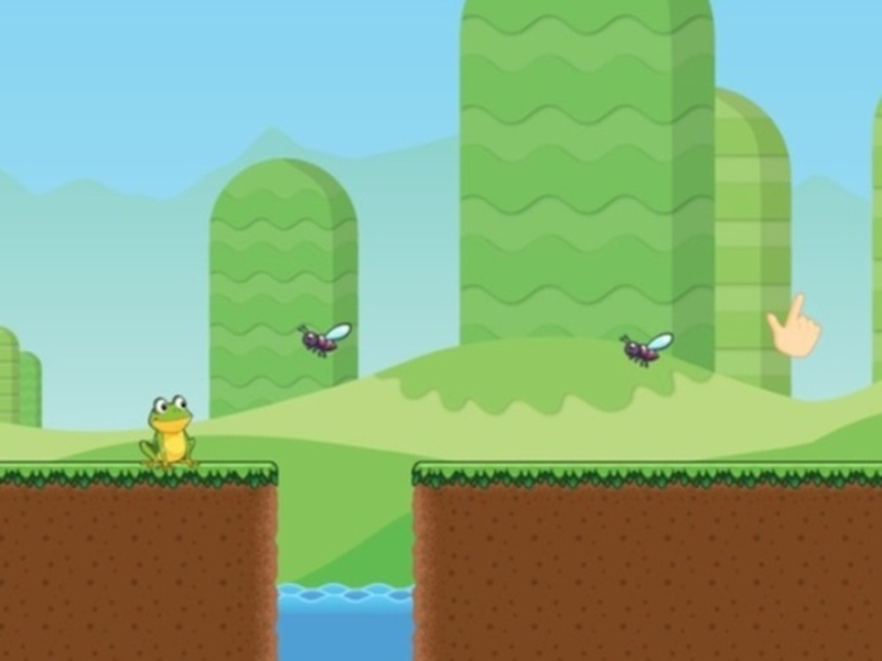 Logħba Jumping Frog Adventure  onlajn