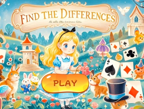 Logħba Sib id-Differenzi: Alice in Wonderland  onlajn