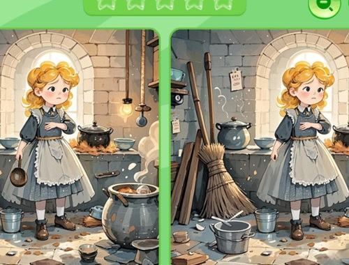 Logħba Sib id-differenzi: Cinderella  onlajn