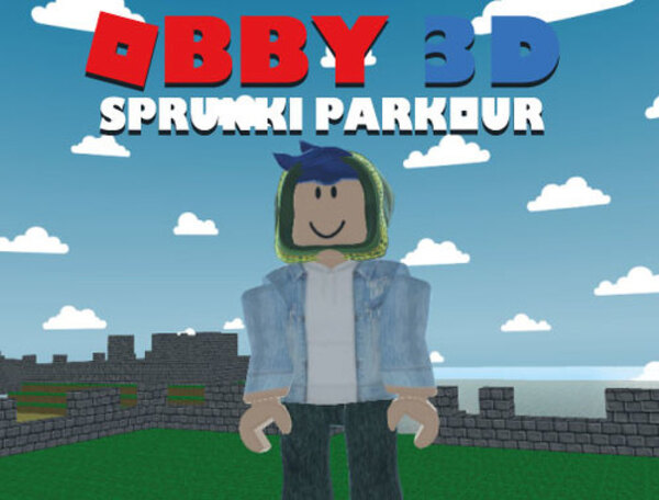 Logħba OBBY 3D Sprunki Parkour  onlajn