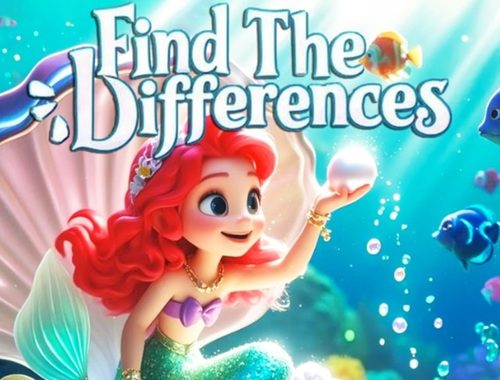 Logħba Sib id-Differenzi: Little Mermaid  onlajn