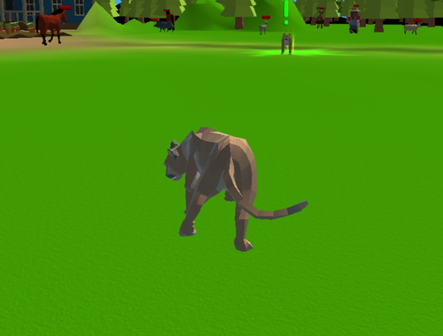Logħba Cougar Simulator - Qtates kbar  onlajn