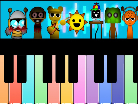 Logħba Sprunki Piano Explorer  onlajn