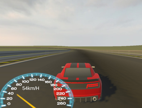 Logħba Racetrack tal-Karozza Ħamra F8  onlajn