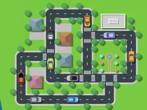 Logħba Parkeġġ tat-traffiku  onlajn