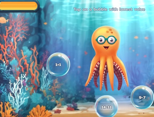 Logħba Dive tal-matematika tal-bżieżaq  onlajn