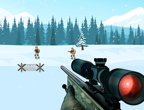 Logħba Snow Sniper  onlajn