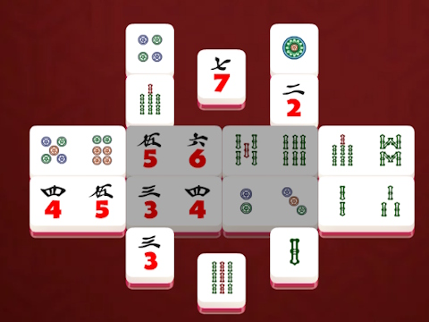 Logħba Madum doppju ta 'Shanghai Mahjong  onlajn