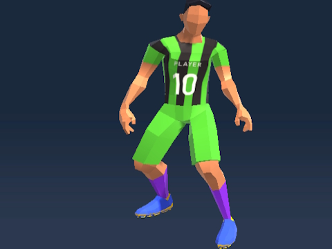 Logħba Football Rush 3d  onlajn