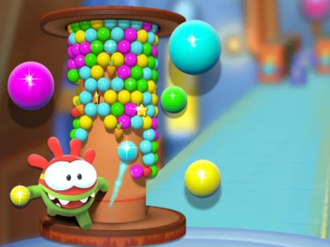 Logħba Om Nom Tower 3D  onlajn