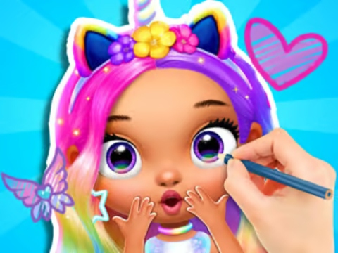 Logħba Ktieb tal-kulur: Fashion Barbie Princess  onlajn
