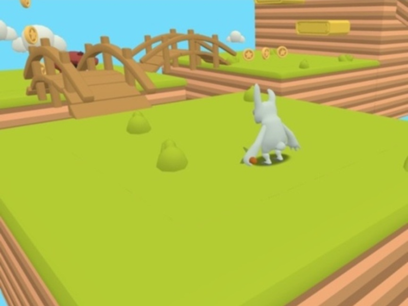 Logħba Bunny Coin Hop  onlajn
