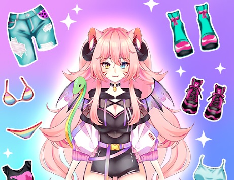 Logħba Anime Dress Up Moe  onlajn