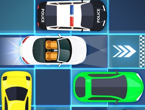 Logħba Puzzle tal-parkeġġ tal-karozzi Mega Escape  onlajn