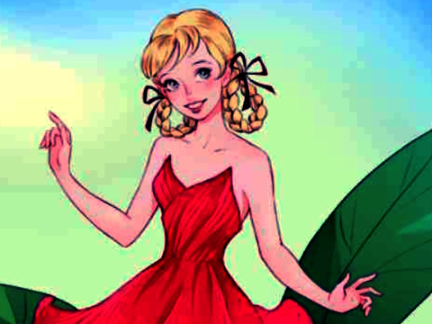 Logħba Dress up Thumbelina  onlajn