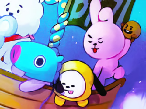 Logħba Puzzle Jigsaw: BT21 Friends  onlajn
