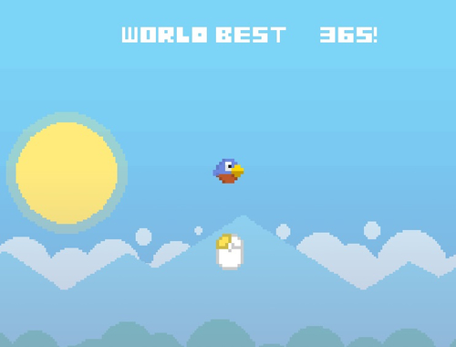 Logħba Titjira flappy  onlajn