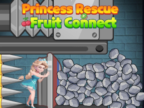 Logħba Princess Rescue Fruit Connect  onlajn