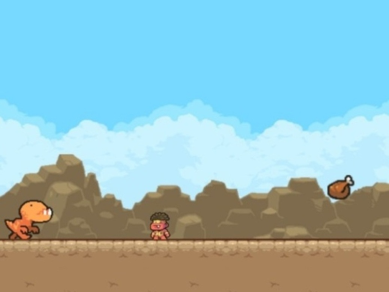 Logħba Super Dino Run  onlajn