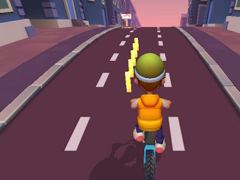 Logħba Paper Boy Race Running Game  onlajn