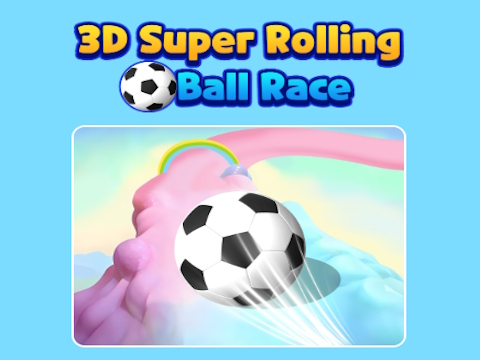 Logħba 3D Super Rolling Ball Race  onlajn