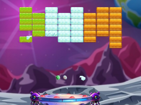 Logħba Galaxy Brick Breaker  onlajn