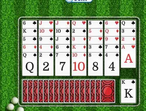 Logħba Solitaire tal-Golf  onlajn
