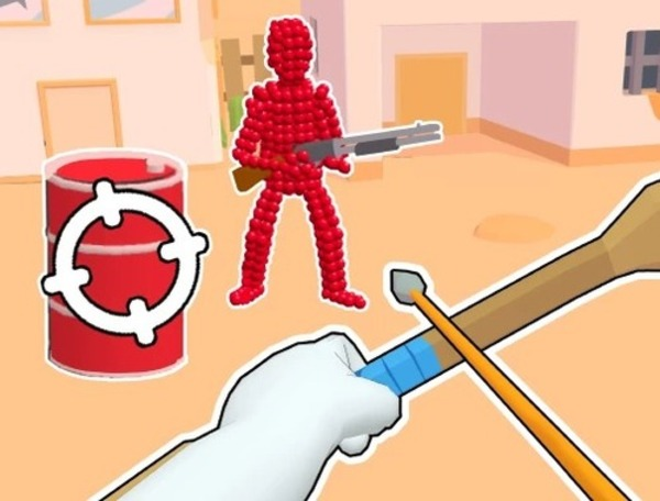 Logħba Stickman Archer: L-isparar ta 'vleġeġ fir-Reds  onlajn