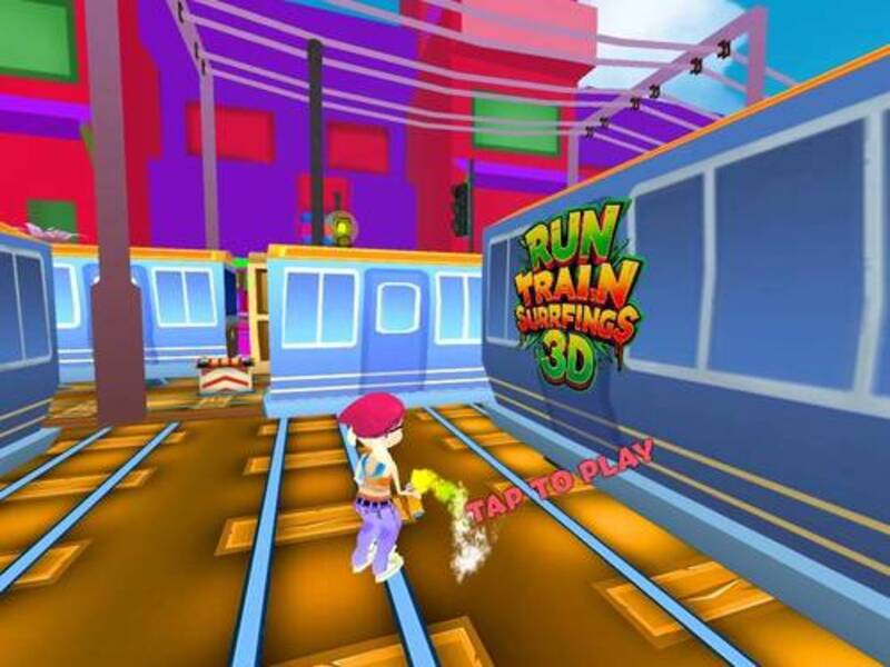 Logħba Train Surf Run 3D onlajn