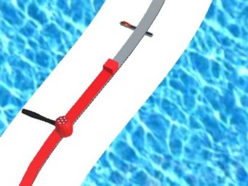 Logħba Linja tal-Path tal-Kulur 3D Tiġbed u Irrombla Puzzle Runner onlajn