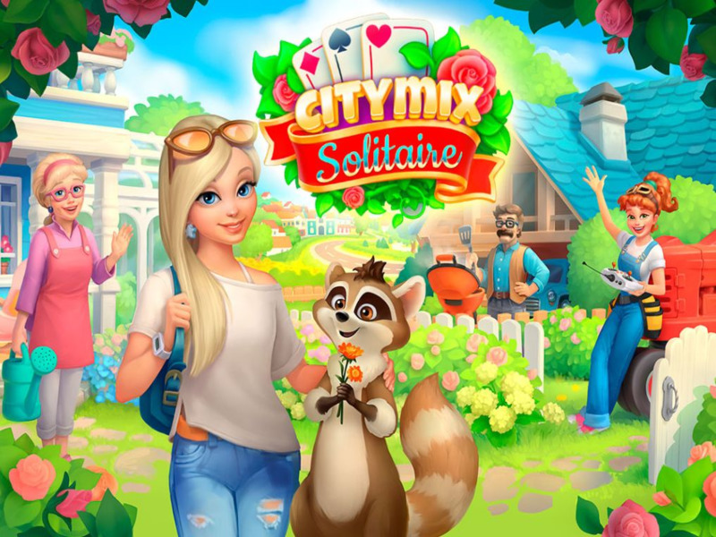 Logħba City Mix Solitaire onlajn