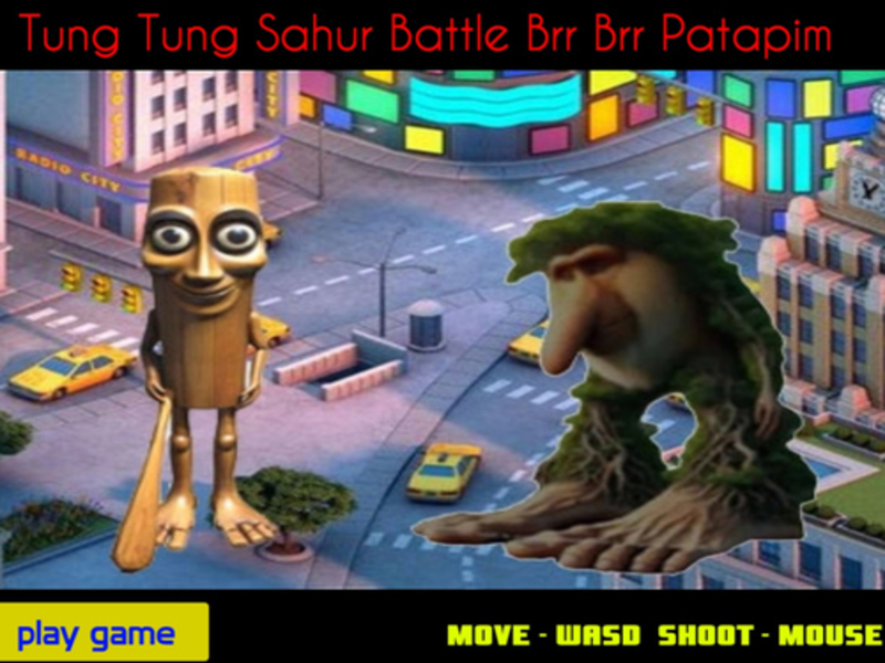 Logħba Tung tung sahur battle brr brr patapim onlajn