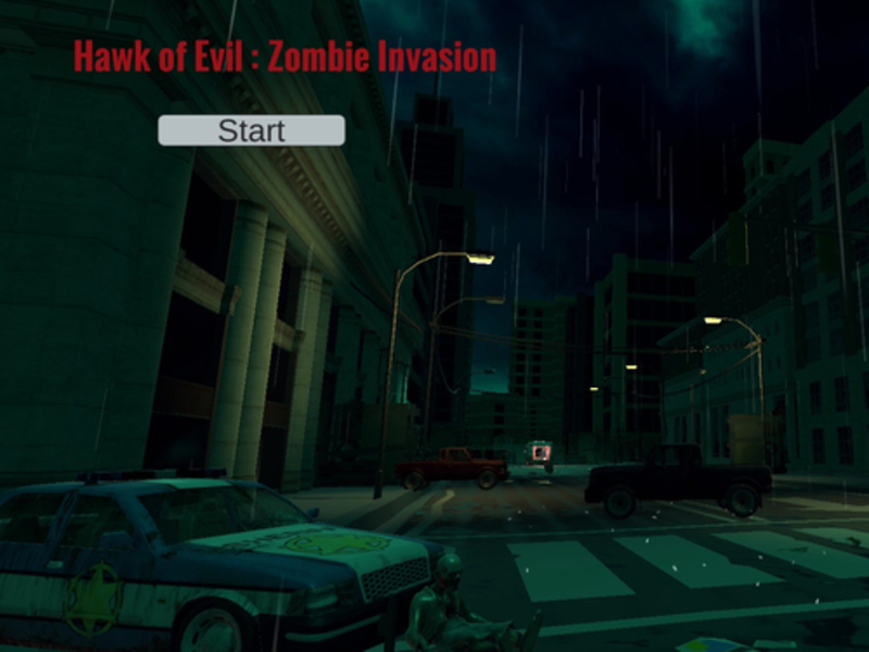 Logħba Hawk of Evil Zombie Invasion onlajn