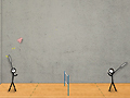 Logħba Stick Figura tal-badminton  onlajn