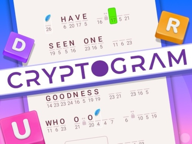 Logħba Kriptogramma: Puzzle tal-Brain Word onlajn